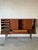 In Style of Johannes Andersen Teak Sideboard Credenza With Sliding Doors Danish Mid-Century Modern 1960s For Sale - Image 4 of 13