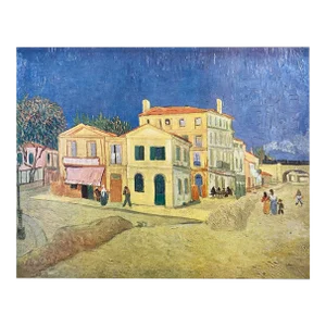 Vincent Van Gogh Vintage 1947 Lmtd Edtn French Fine Art Lithograph Print " La Maison De Vincent a Arles " 1888