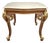 Late 20th Century Meroni Francesco Louis XV Partial Gilt Mahogany and Marble Top Side Table For Sale