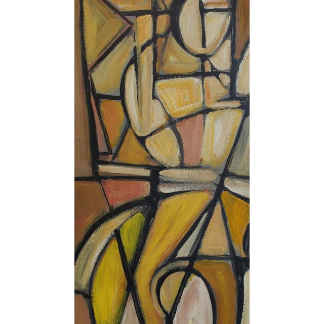 Postwar European Artist, The Vanguard Series Nr. XXI Abstract Composition, 1950s-1970s, Oil on Board, Framed For Sale - Image 13 of 15