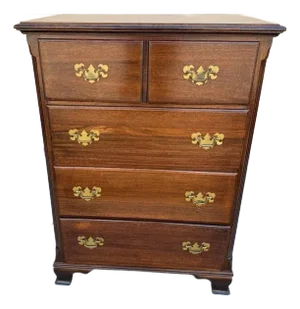 Early 20th Century Georgian Court Style Chest of Dresser by Lammerts Furniture