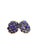 2000 - 2009 Bochic “Orient” Vintage Retro Bubble Sapphire Earrings Set 18K Gold & Silver For Sale - Image 5 of 7