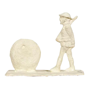 Fruit Marcher Series, Orange, Bill G. Haendel Cast Paper Sculpture
