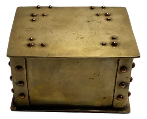 Antique Arts & Crafts Brass and Copper Box