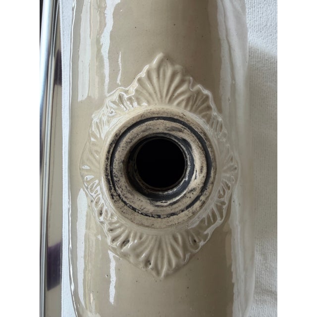 Antique Lovatt & Langley Stoneware Bed Warmer For Sale In Greenville, SC - Image 6 of 7