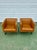 Thayer Coggin Pair of 1970s Milo Baughman for Thayer Coggin Cube Chairs in Chrome and Leather For Sale - Image 4 of 9