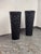 Metal Vintage Hammered Planters, Pair For Sale - Image 7 of 12