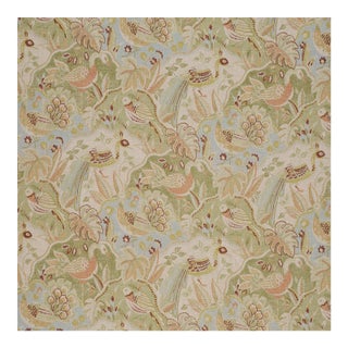 Schumacher Soraya Fabric in Sage For Sale