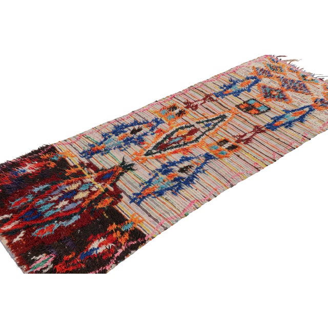 Rug & Kilim Vintage Moroccan Runner With Colorful Patterns and Stripes, From Rug & Kilim For Sale - Image 4 of 7