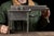 Vintage unbranded salesman sample stainless steel sink.