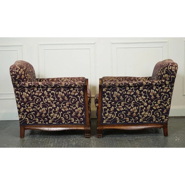 Victorian Fabric Bergere Suite Sofa and Armchairs, Set of 3 For Sale - Image 12 of 17