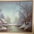 Mid-Century Modern 1960s Cornelis Bruinsma (B. 1942) Winter Dutch Landscape Oil Painting With Coa & Robert Sills Gallery 43" Frame For Sale - Image 3 of 12