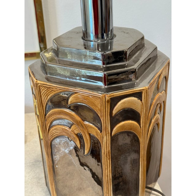 Vintage Vivai Del Sud Table Lamp With Shade For Sale - Image 9 of 10