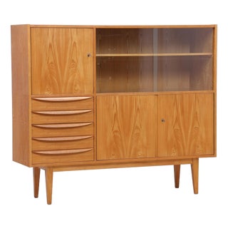 Mid-Century 602 Series Display Cabinet by Franz Ehrlich for Hellerau, 1950s For Sale