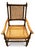 Victorian Walnut Barley Twist Library Armchair with Cane Seat & Rear For Sale - Image 6 of 8