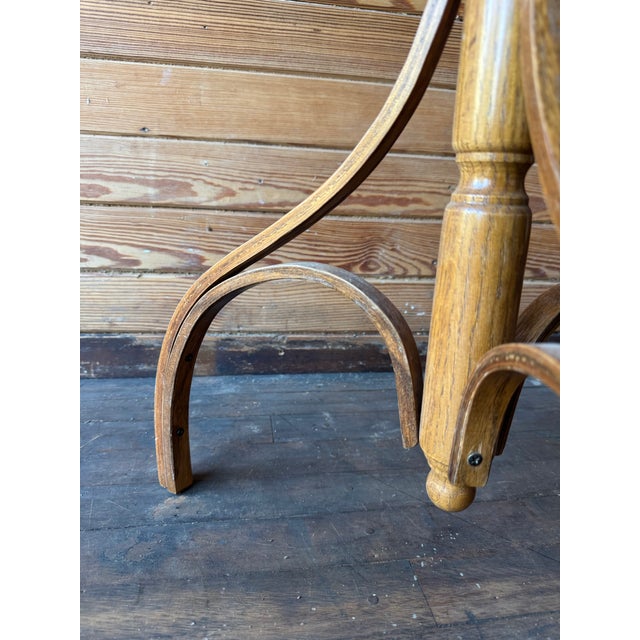 Early 20th Century Thonet-Style Oak Bentwood Coat & Hat Rack/Hall Tree For Sale - Image 6 of 8