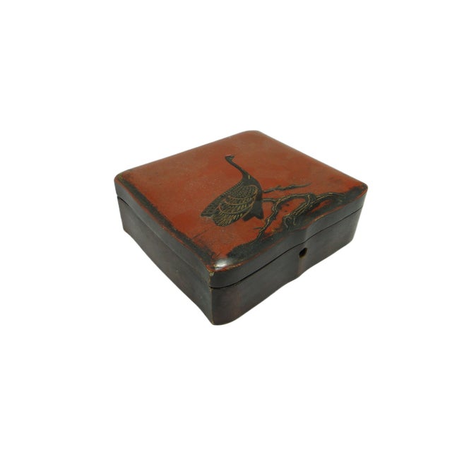 Japanese Lacquerware Box, 1920s For Sale - Image 4 of 13