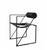 Black Seconda 602 Black Metal Chair by Mario Botta for Alias, Italy, 1980s For Sale - Image 8 of 8