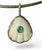 Shell Pendant With Emerald, Diamonds & 14k Gold For Sale - Image 11 of 11