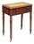English Diminutive Writing Table or Desk of Mahogany With Inset Leather Top For Sale