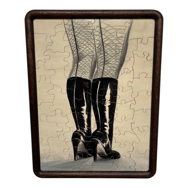 Contemporary Puzzle Painting by Tyler Hayes For Sale