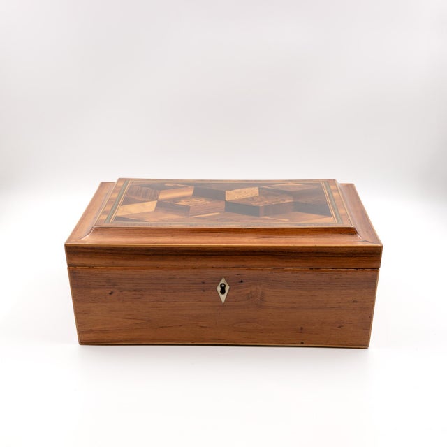 Brown Early 19th Century Regency Plumwood Specimen Wood Box For Sale - Image 8 of 13
