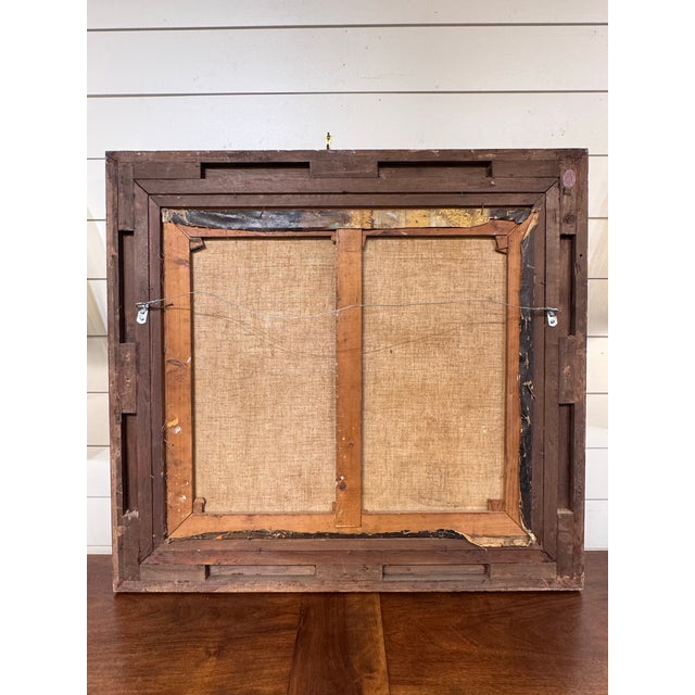 Antique English Treescape Oil on Canvas For Sale - Image 12 of 12