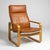 Vintage Nordic Leather Club Chairs, 1980, Set of 2 For Sale - Image 3 of 9