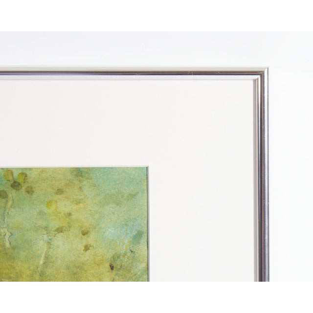 Paint Watercolor Landscape Painting by Bill Abell For Sale - Image 7 of 7
