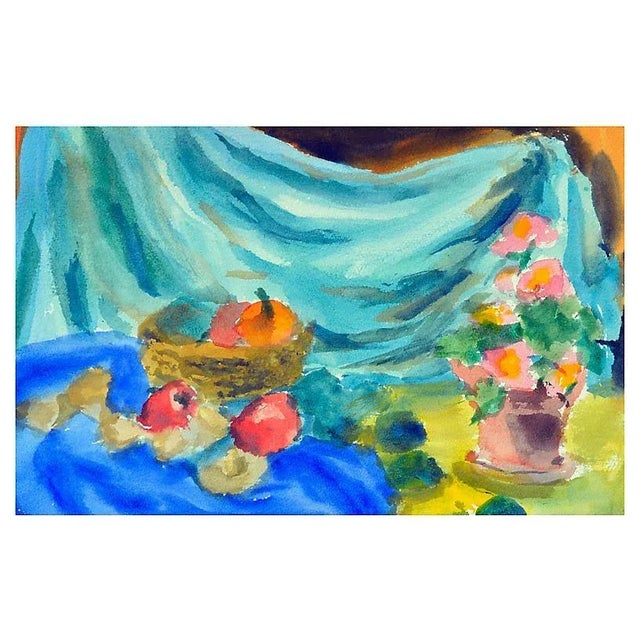 Autumn still life by Les (Leslie Luverne) Anderson (American, 1928-2009). From the estate of Les Anderson in Monterey,...