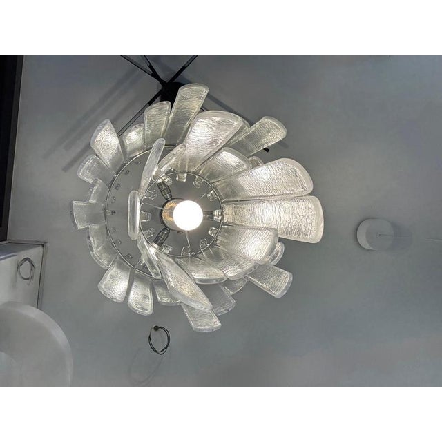 Murano Glass Waterfall Chandelier by Carlo Nason for Mazzega, 1970s For Sale - Image 13 of 14