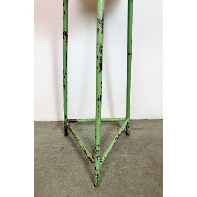 1960s Industrial Green Workshop Stool, 1960s For Sale - Image 5 of 13
