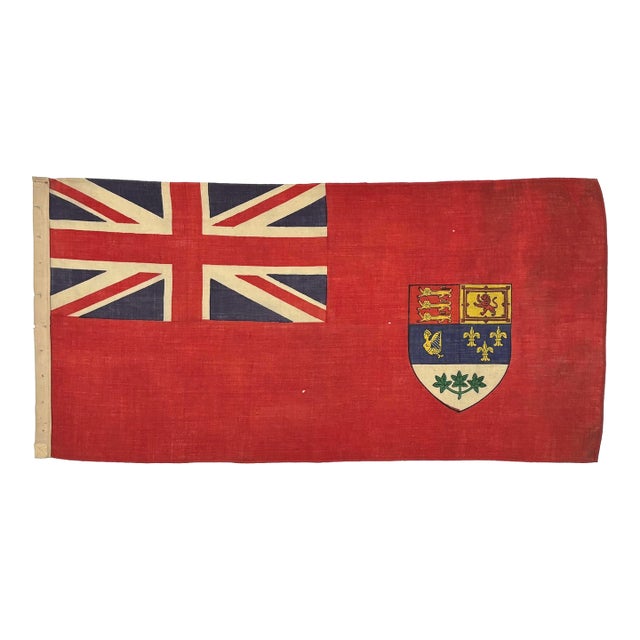 Vintage Wool Flag of Canada, Red Ensign For Sale