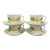 Vintage Franciscan Ivy Usa Dinnerware Cups & Saucers Set of 4 - 8 Pcs For Sale