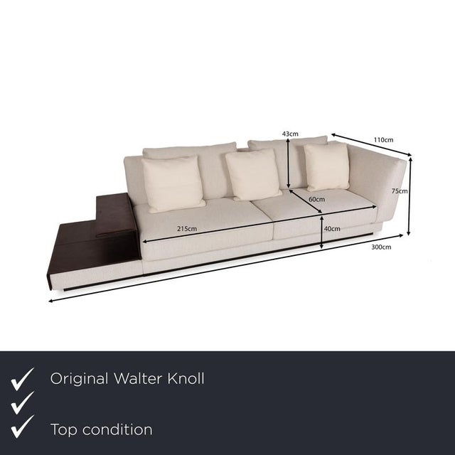 The Grand Suite sofa by Walter Knoll is a symbol of successful design and good craftsmanship. Mounted on a continuous...