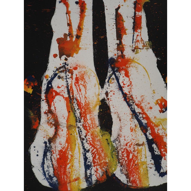 Arman, Chicago Riffle, Traces of Violins, Oil on Paper For Sale - Image 4 of 18