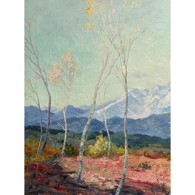 Arioli, Autumn on the Heath, Oil Painting on Canvas For Sale - Image 6 of 7