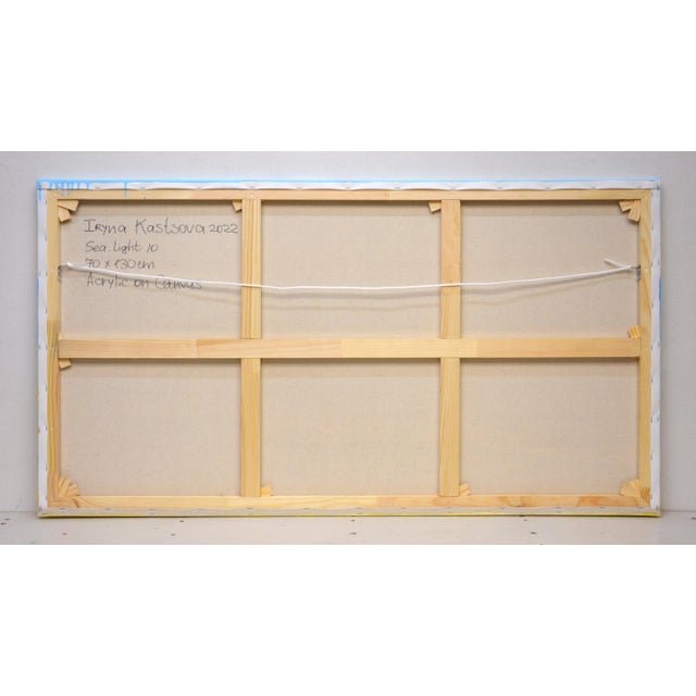 Cornflower Blue Sea. Light 10. Modern Original Painting. Iryna Kastsova For Sale - Image 8 of 16