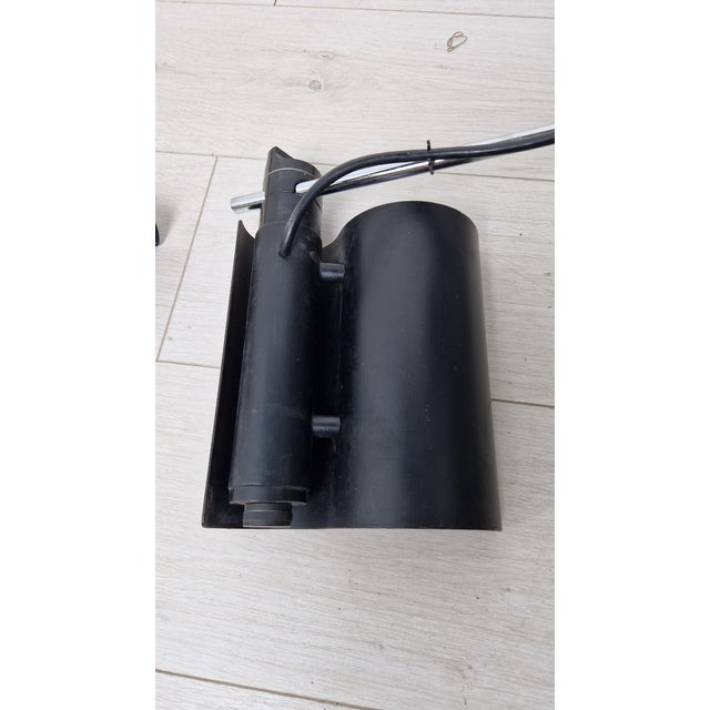 Black Model Dim333 Wall Lamps by Vico Magistretti for Oluce, 1960s, Set of 2 For Sale - Image 18 of 18