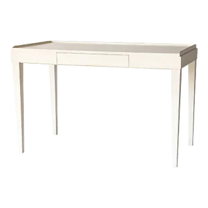 Mid Century Modern Style Desk - Drift White