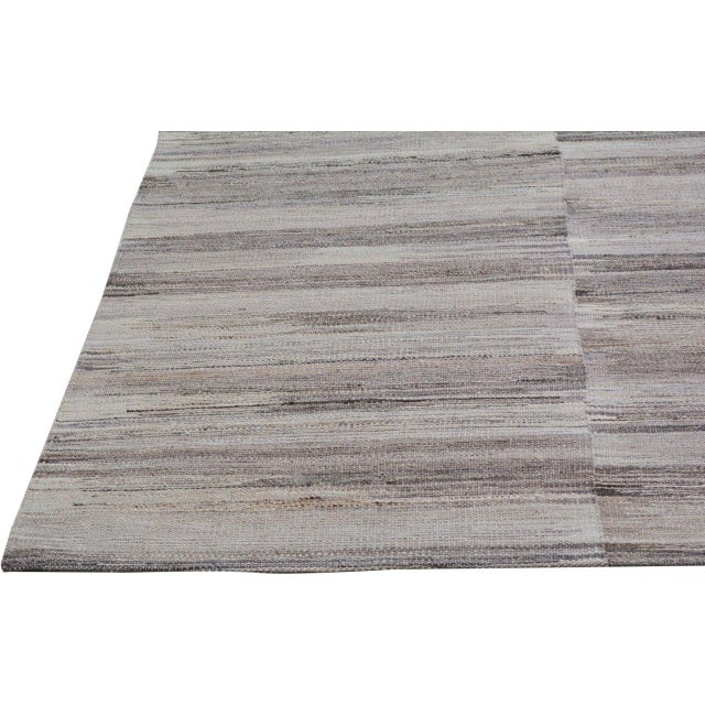 2010s Turkish Hand Knotted Wool Rug, 6'2''x7'3'' For Sale - Image 5 of 6