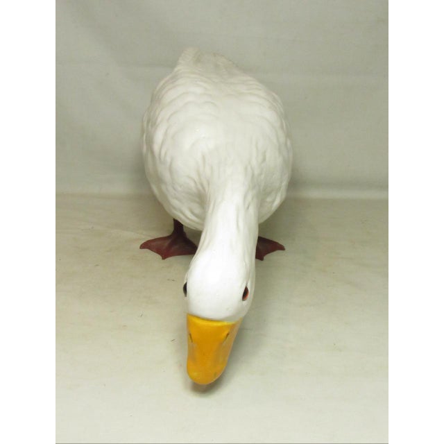 Pair of Vintage French Ceramic Geese For Sale - Image 15 of 18
