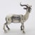 Vintage Italian Handmade Genuine Silver Ibex Animal Figurine Sculpture Miniature For Sale - Image 4 of 10