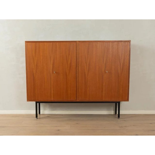Brown Vintage Highboard from Oldenburg Furniture Workshops, 1950s For Sale - Image 8 of 8