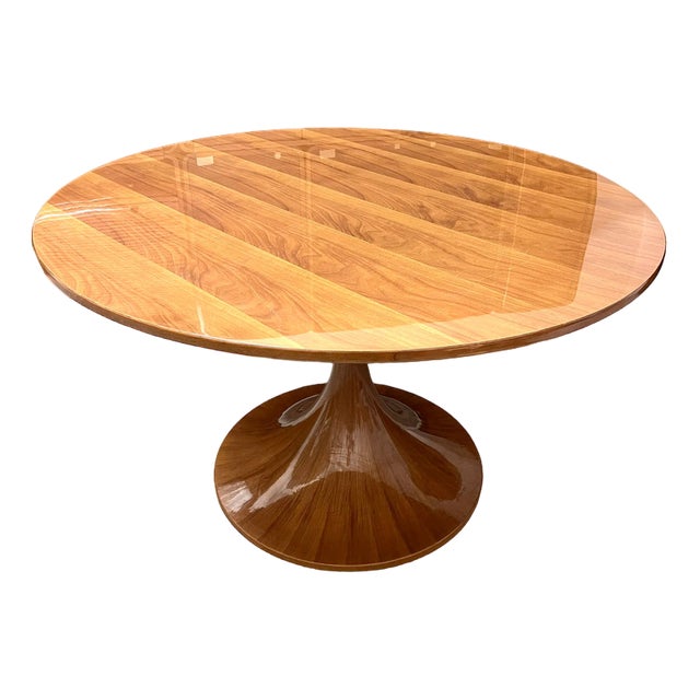 Dining Round Table by Angelo Massoni for Mobilia, 1959 For Sale