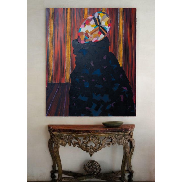 “Observer” Size: 100 × 80 × 3.5 cm Materials: Acrylic and oil on professional cotton canvas, 400 g/m², stretched on a...