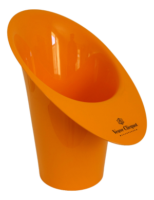 Large Vintage Orange Veuve Clicquot Champagne Bucket