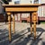 Antique Primitive Mustard Painted Tall Wood Side Table Foyer Table Desk For Sale In Washington DC - Image 6 of 9