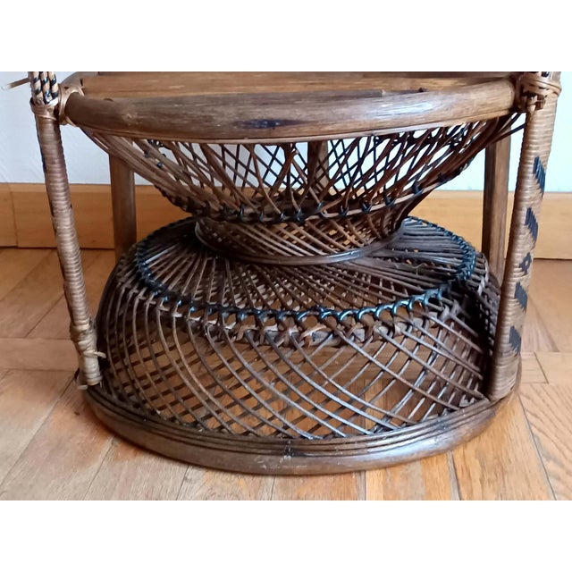 Vintage Emmanuelle Peacock Chair, 1960 For Sale - Image 10 of 13