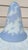 Early 20th Century Vintage Cameo Style Periwinkle Blue Lamp Shade After Emile Galle For Sale - Image 5 of 17